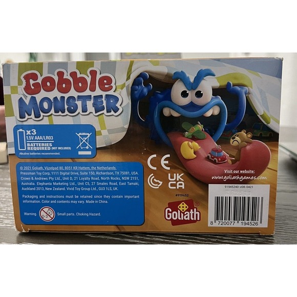 Gobble Monster Game by Goliath Games 2021, New Open Box - Picture 9 of 9